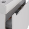 Тумба LEMARK BUNO MINI 70 см под раковину, подвесная, 1 ящик, белый глянец LM05BM70T
